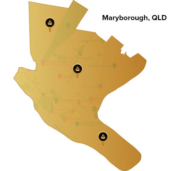 cleaning service maryborough map
